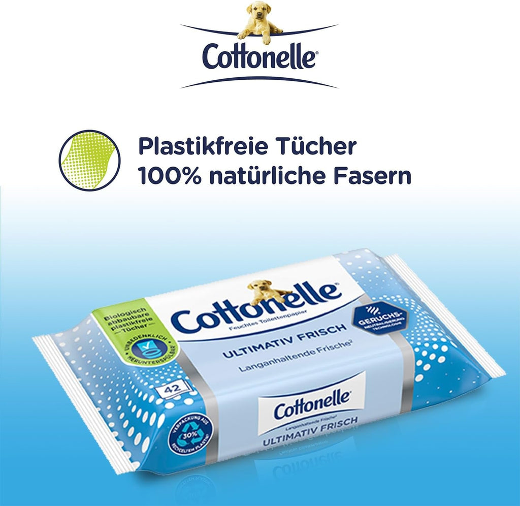 Șervețele umede, Ultimate Fresh, 12 X 42 șervețele, tehnologie Deodycylx, delicată pentru piele, fără alcool și coloranți, sensibilă, biodegradabilă