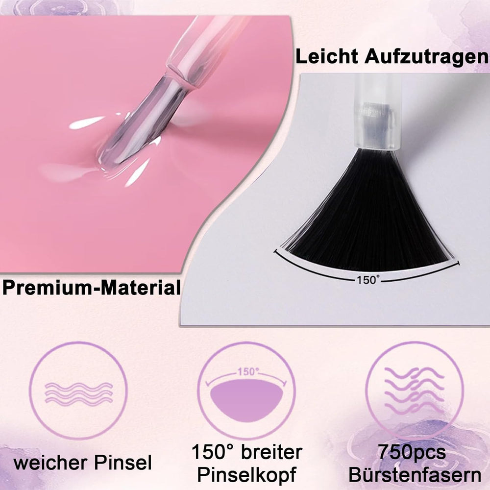 Jelly Pink Neglelak 13ml Hurtigtørrende Langtidsholdbar Naturlig gennemskinnelig Almindelig Neglelak Uden UV-lampe til kvinder DIY Nail Art (Classic Pink)