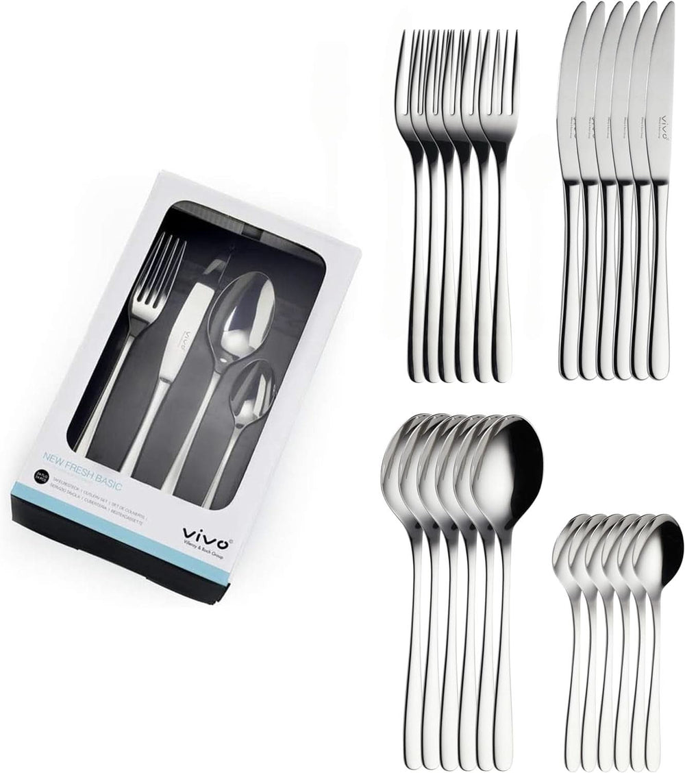 Vivo by Villeroy & Boch – New Fresh Basic bestiksæt med 24 dele til 6 personer Kitchen Naty Shop