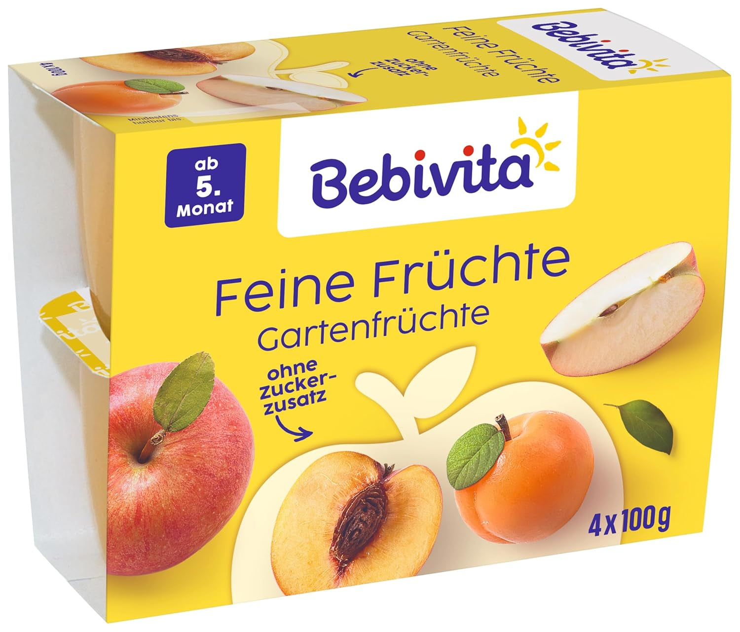 Gartenfrüchte, 6er pakke (6 x 4 x 100 g)