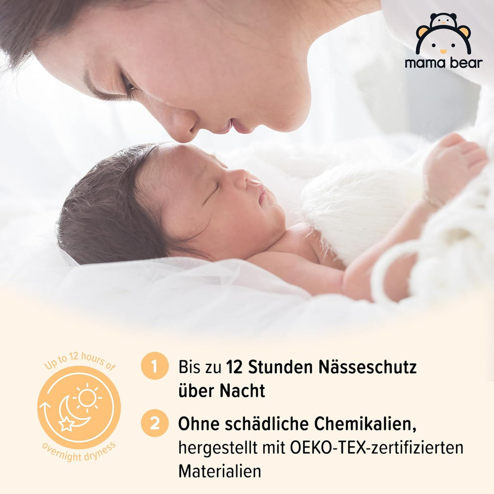 Amazon-mærke: Mama Bear Disney Ultra Dry Bleer, Størrelse 3 (4-9 kg) - Månedlig æske, hvid, 172 Antal (2 pakker af 86)