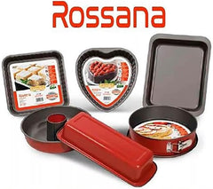Rossana, Buddingform med kegle 23 cm, non-stick belægning, rød/grå farve, rustfrit stål Forme og bageplader Naty Shop