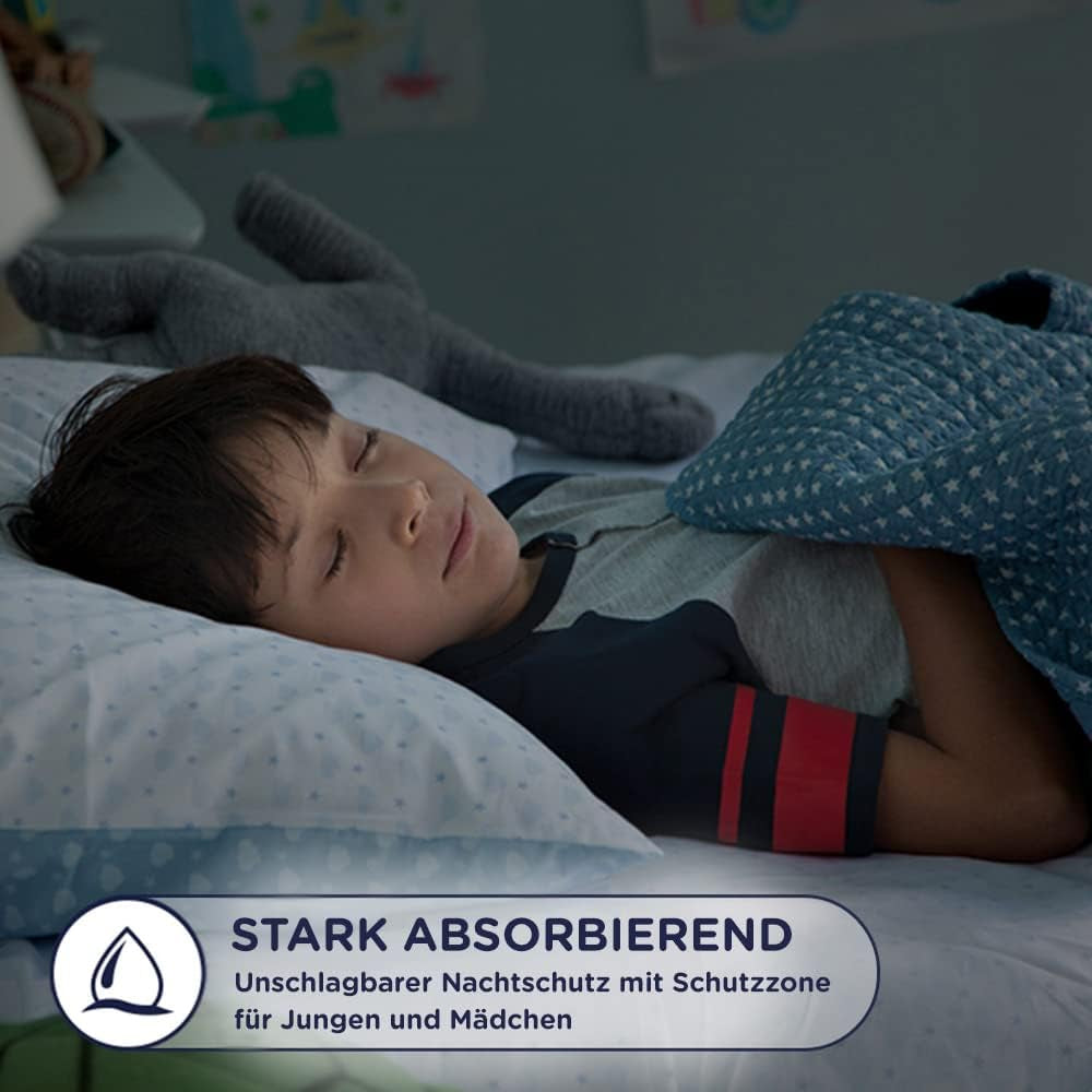 DryNites Absorberende sengevædningsbleer til drenge 4-7 år (17-30 kg), Jumbo månedlig pakke, 64