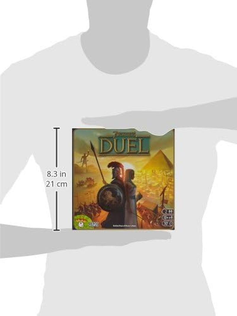 Asmodee 7 Wonders Duel, Core Game, Connoisseur Game, Strategi Game, 2 Players, Ages 10+, 30 Minutes, German