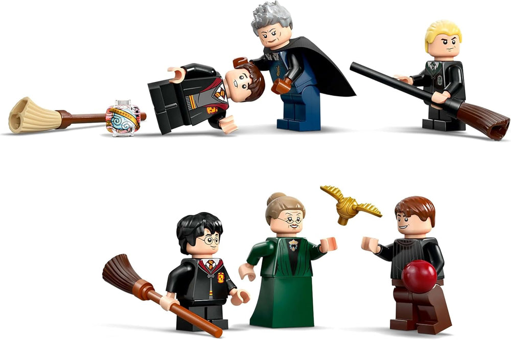 Hogwarts Castle LEGO Harry Potter: Flying Lessons Adventure Legesæt med 6 samlebare minifigurer inklusive Draco Malfoy og Professor McGonagall Rollespilssæt for drenge og piger 9 år 76447 Byggesæt Besuche den LEGO-Store