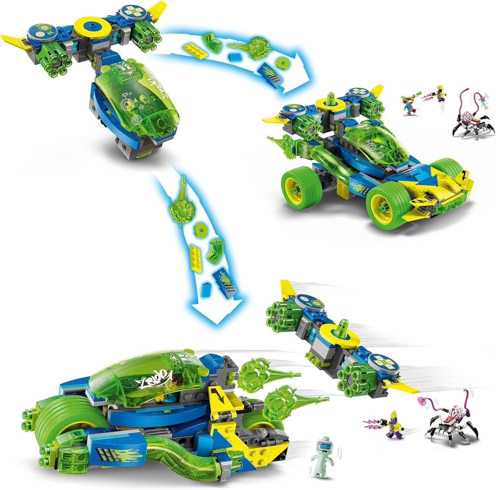 LEGO Dreamzzz Mateo med Z-Blob Action Racer, 2-i-1 Fantasy Legesæt med køretøjer, minifigurer og drømmevæsner til børn på 8+, gave til drenge og piger 71491 Byggesæt Beuche den LEGO-Store
