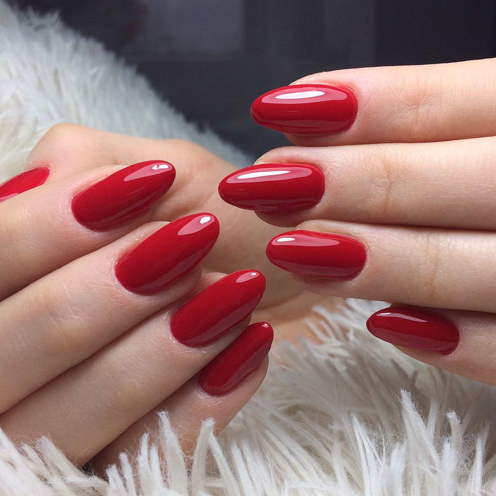 Semilac UV Neglelak 027 Intense Red 7ml Hottie Collection