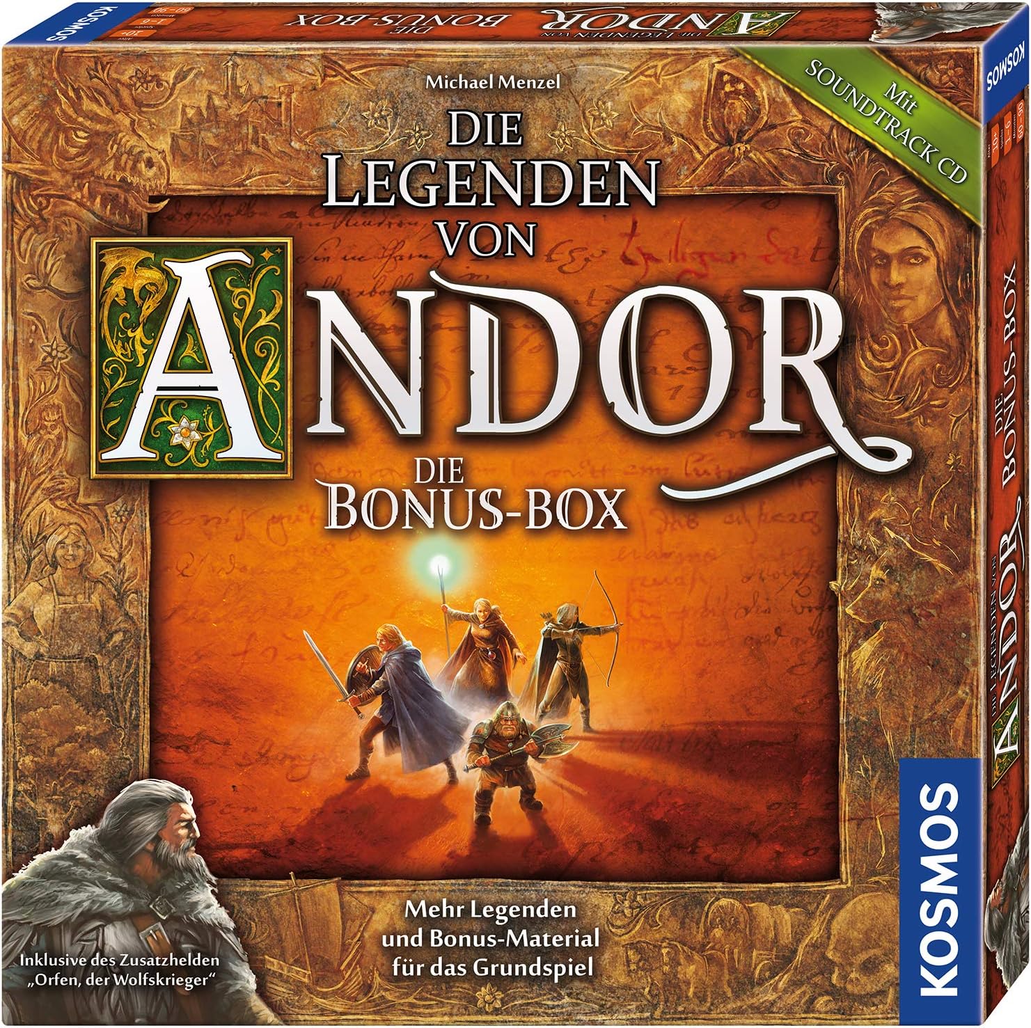 Kosmos 684358 Andor - Bonus Box, en varieret udvidelse til fantasy-klassikeren Legends of Andor, fra 10 år og opefter
