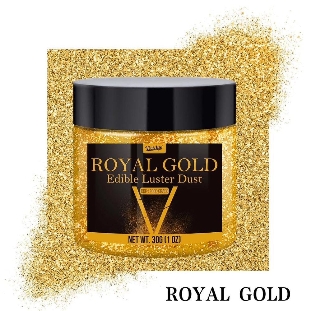 Spiselig glitter, pudder, forskellige farver, 30 gram Naty Shop