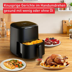 Tefal Easy Fry Max EY2458, 5 liter, Hot Air Fryer, 10 automatiske tilberedningsprogrammer, digital touchskærm Hvidevarer Naty Shop