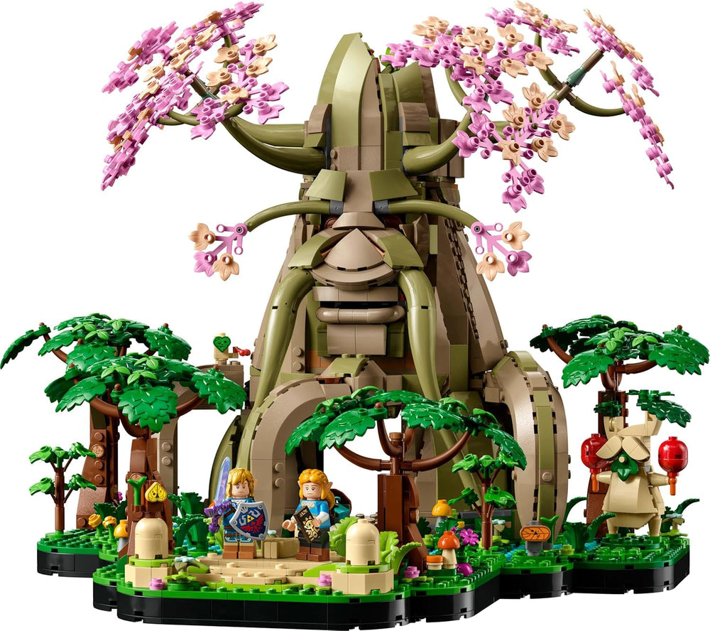 LEGO The Legend of Zelda Deku Tree 2-I-1 - samlerstykke med prinsesse Zelda og 3 Link minifigurer - byggesæt til voksne og gaveidé til videospilsfans - 77092 Byggesæt Besuche den LEGO-Store