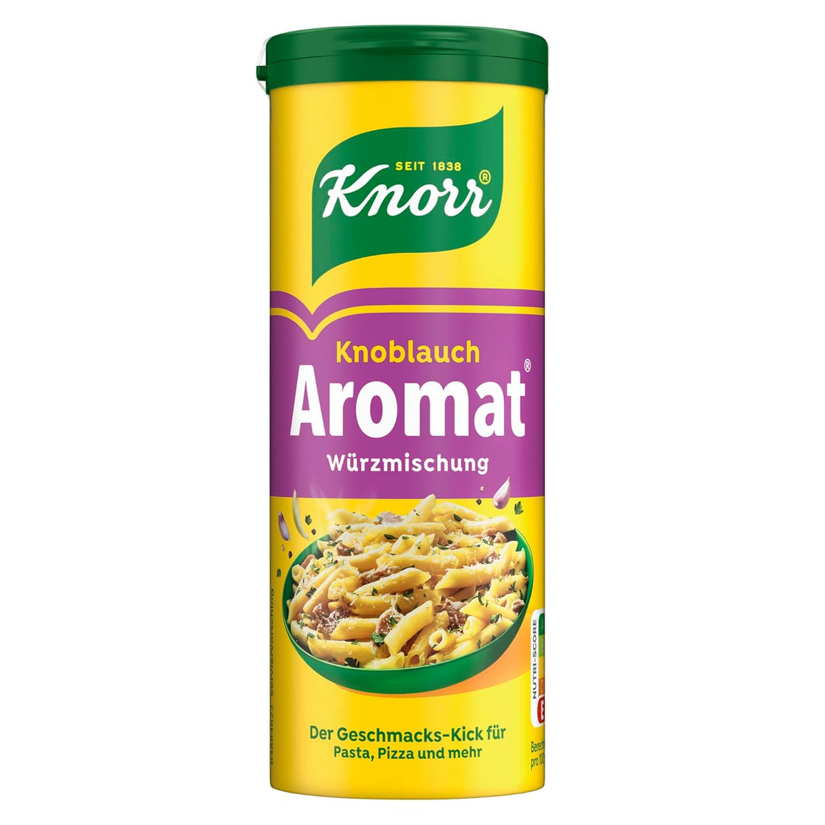 Knorr Würzmischung Hvidløg Aromat til hurtige retter til Würzen og smag af Pasta, Pizza, Gemüse og Mehr 90 g