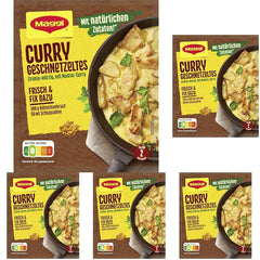 MAGGI Fix für Curry Geschnetzeltes, Würzmischung, mit natürliche Ingredient*, for 2 Portions, 1er Pack (1 x 41g)
