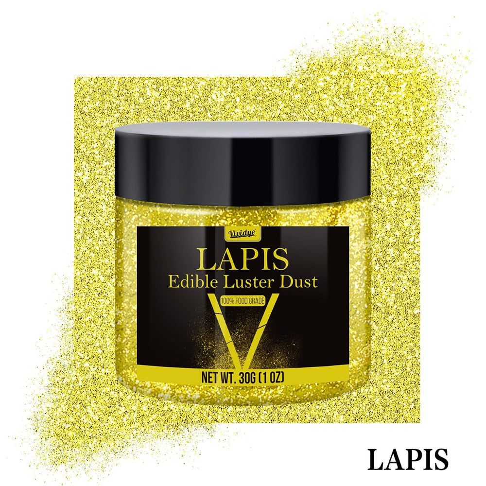 Spiselig glitter, pudder, forskellige farver, 30 gram Naty Shop