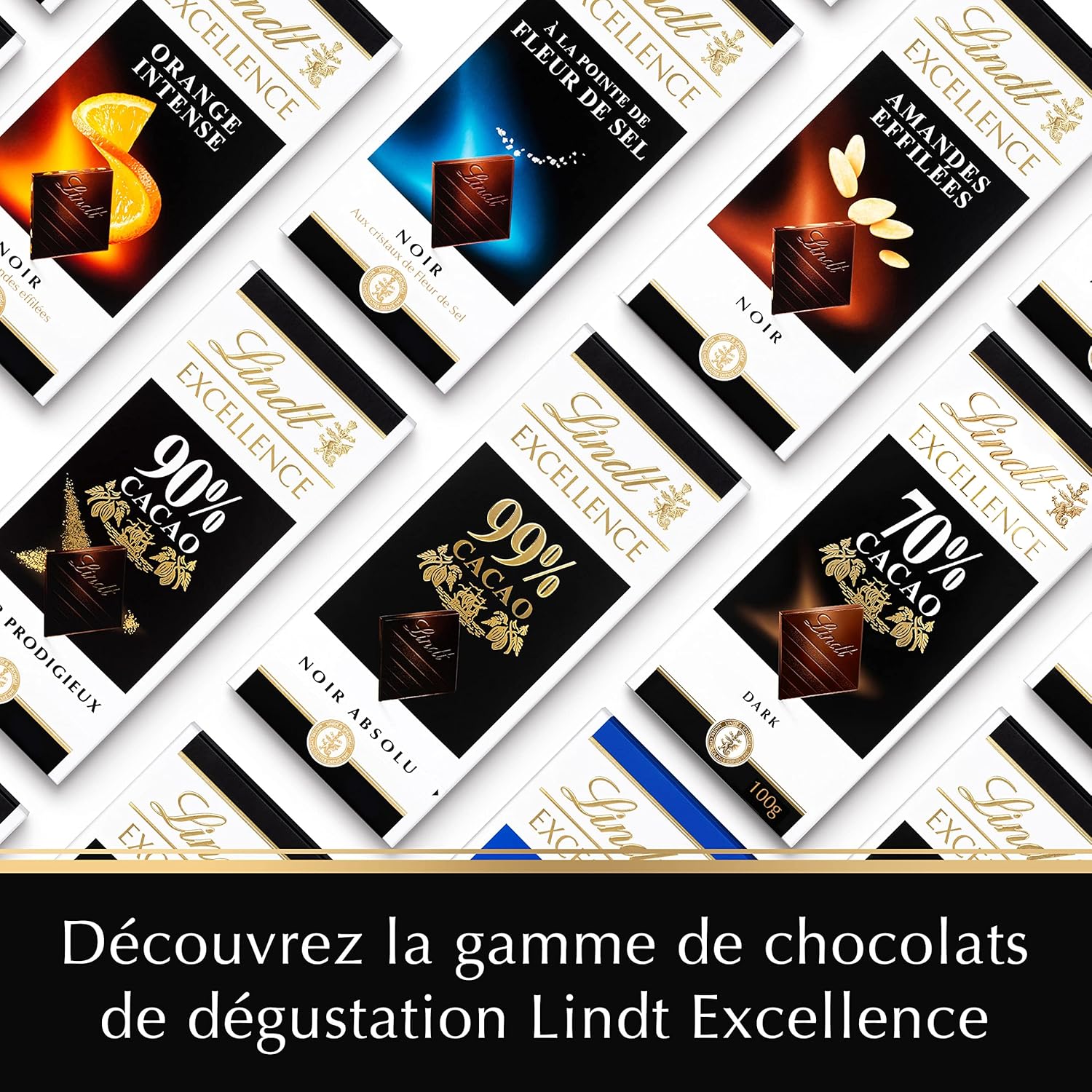 Lindt Excellence 78 procent kakaobar - kakao intensitet persistens vegansk bar 100 g ideel gave