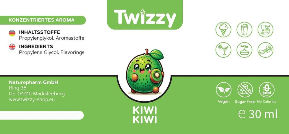 Twizzy Concentrated Kiwi Aroma, 30 ml Aromas Naty Shop