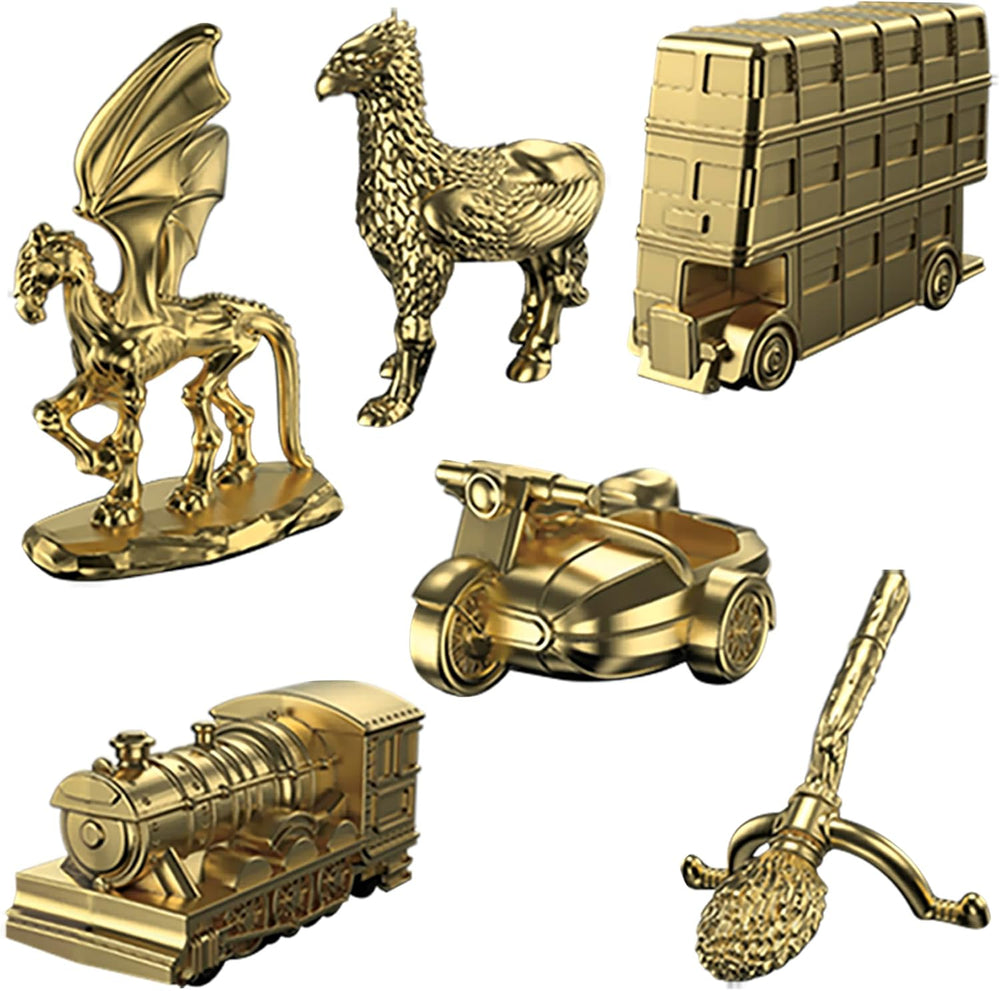 Monopol Harry Potter Edition brætspil, familiespil for 2 til 6 spillere, i alderen 8+ - tysk version