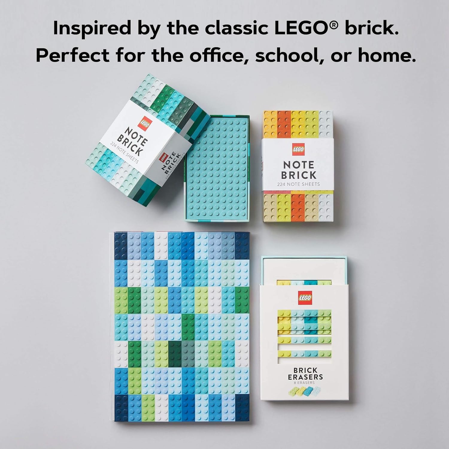 LEGO klodser viskelædere: 8 viskelædere (LEGO x Chronicle Books)