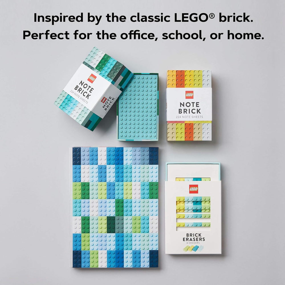 LEGO klodser viskelædere: 8 viskelædere (LEGO x Chronicle Books)