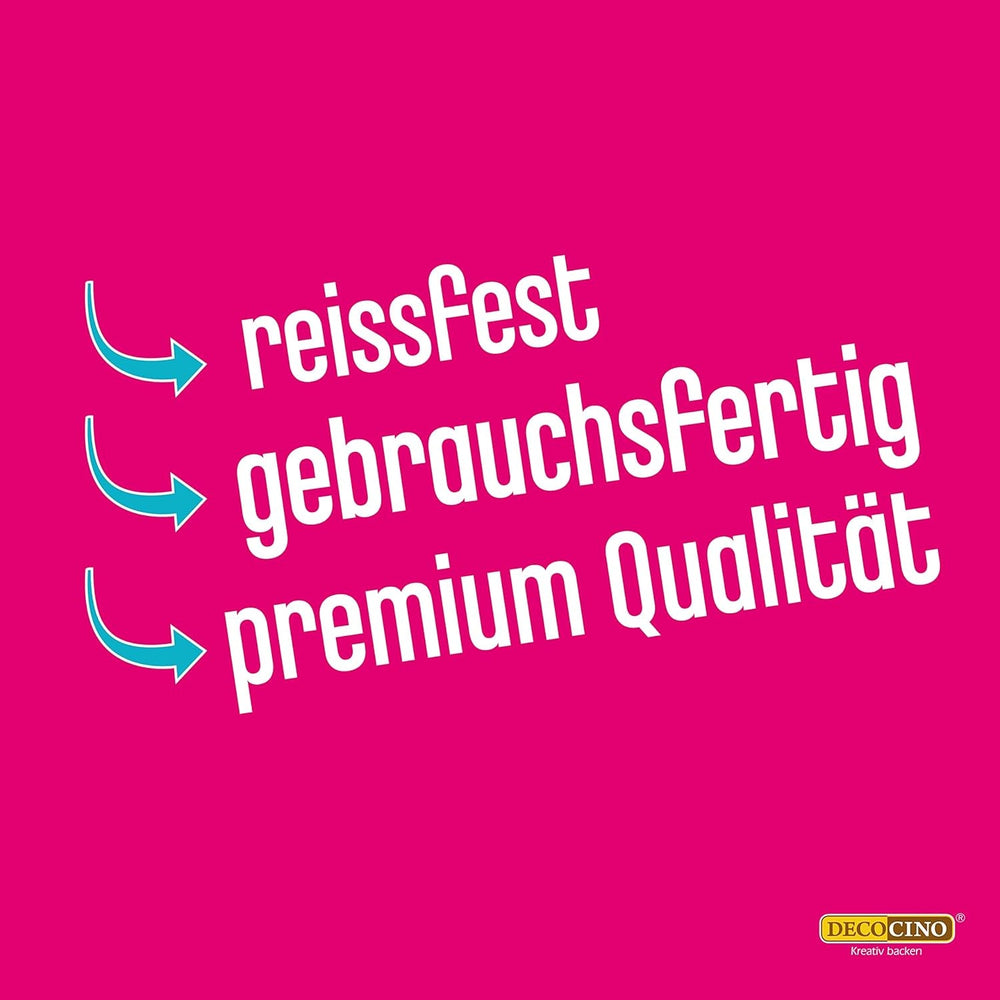 DECOCINO Fondant Schoko – 250 G – Ideel til Verzieren Von Kuchen, Torten, Cupcakes – Palmölfrei & Veganske glasurer og Decor Naty Shop
