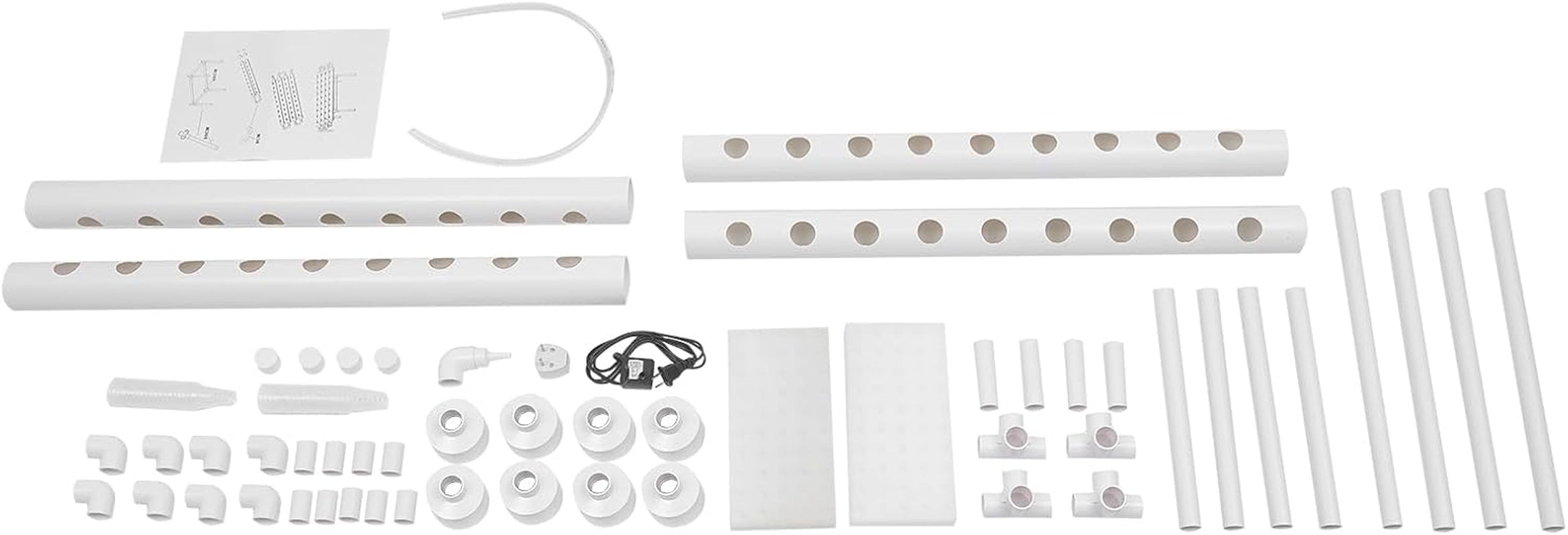 36 Planter Hydroponic Grow Kit, 100×50×30cm Hydroponic Grow Kit, Vandpumpe Hydroponic Grow System, PVC-U Soilless Plant Grow Systems