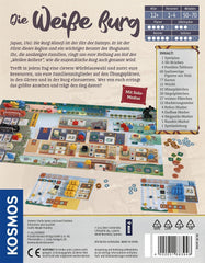 KOSMOS 683948 Det hvide slot, ved Daimyo's Court, Strategispil med en speciel terningmekanisme, Brætspil for 1-4 spillere i alderen 12+, Spil for feinschmeckere