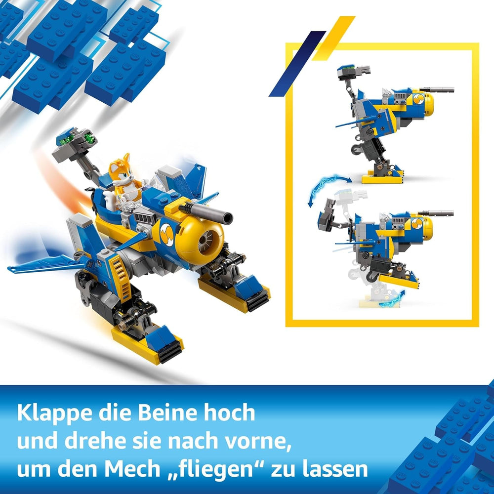 LEGO Sonic the Hedgehog Cyclone vs. Metal Sonic - Mechs samlerlegetøj med 2 videospilsminifigurer - Gaveidé til drenge og piger fra 8 år og teenagespilfans 77002 Byggesæt Besuche den LEGO-Store