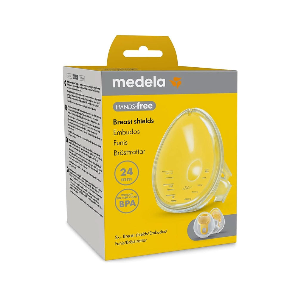 Medela håndfri brystbeskyttere, tilbehør til brystpumper Mad og ammetilbehør Bebe Naty Shop 24 Mm