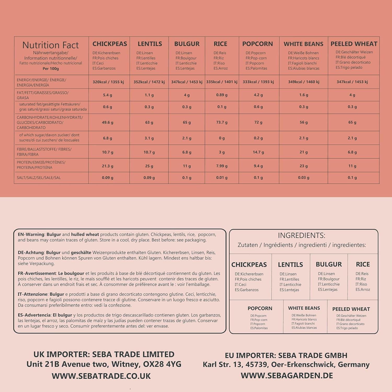 Seba Garden Fine Wheat Bulgur 1 kg - Autentisk tyrkisk stenmalet og forkogt bulgur, helt naturlig, vegansk, fiberrig, ideel til Tabbouleh, supper og pilaf