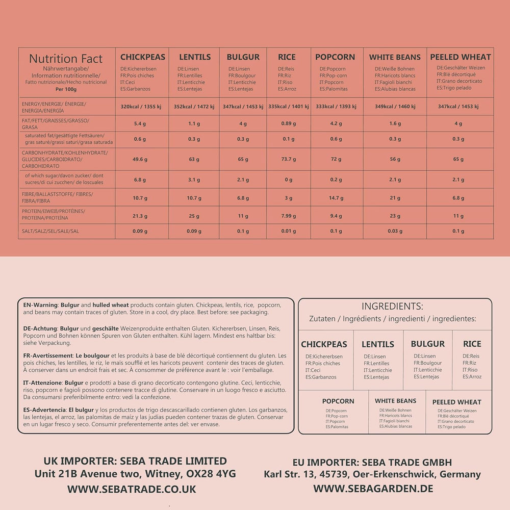 Seba Garden Fine Wheat Bulgur 1 kg - Autentisk tyrkisk stenmalet og forkogt bulgur, helt naturlig, vegansk, fiberrig, ideel til Tabbouleh, supper og pilaf