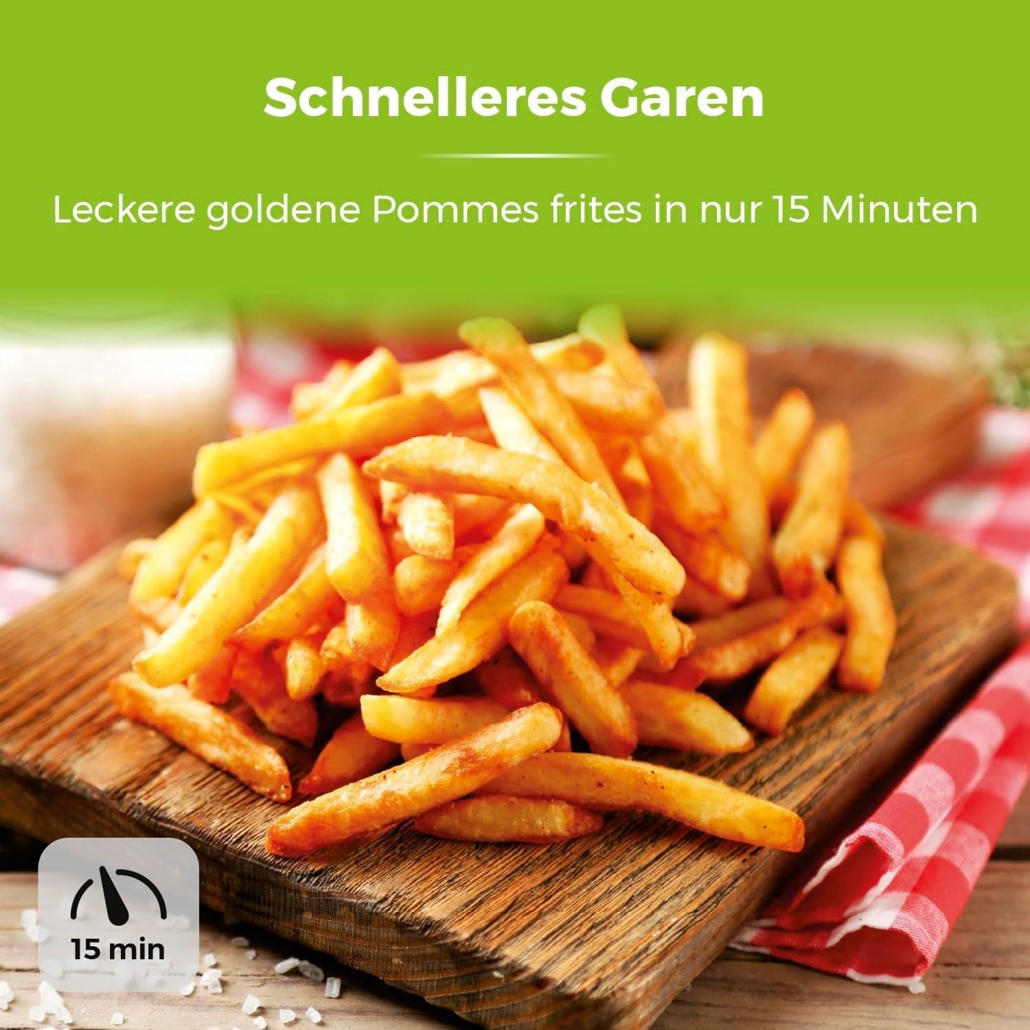 Tower T17021 varmluftfrituregryde, 60 minutters timer - 4,3L, 1500W Hvidevarer Naty Shop