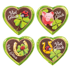 Günthart 40 Lucky Chocolate Hearts Chocolate Candy Naty Shop Standardtitel