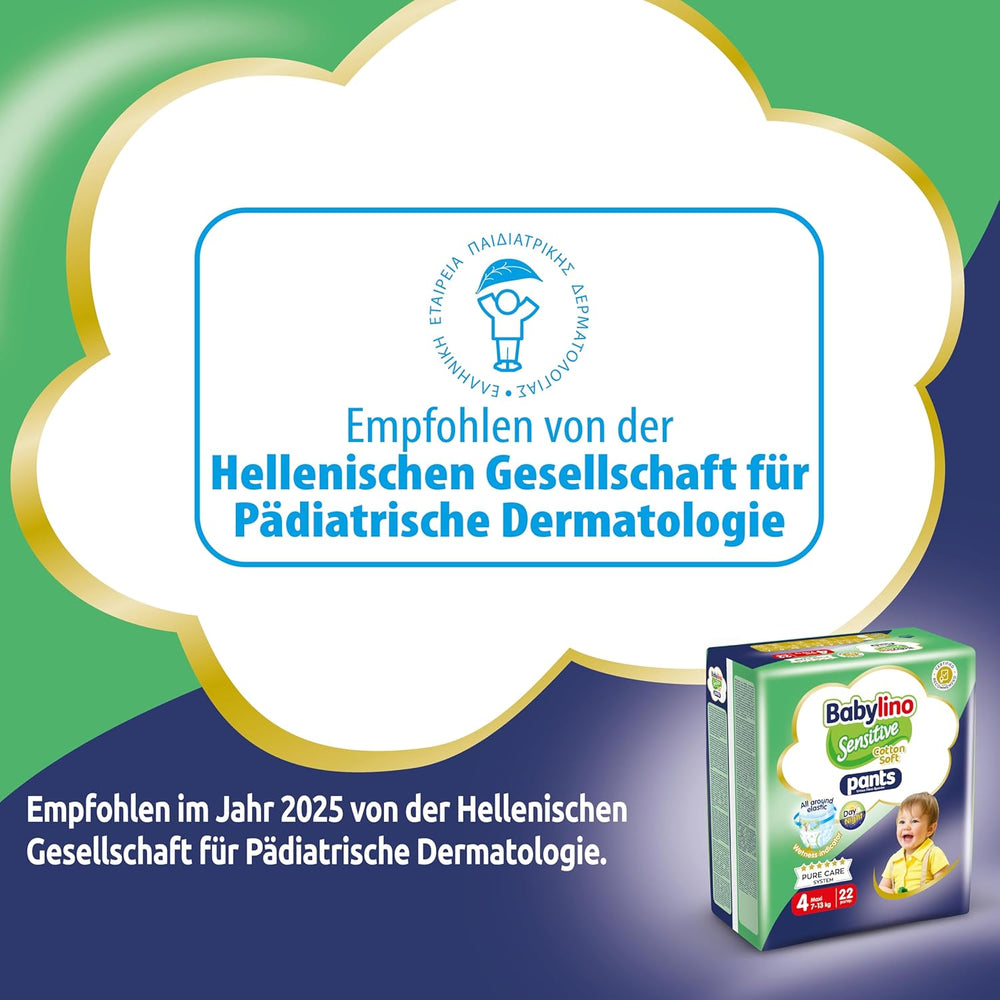 Bleer Sensitive Cotton Soft, str. 4, Bukser Maxi (7-13 kg), 22 stk.