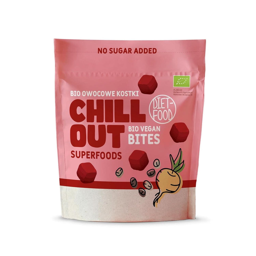 Økologiske frugtterninger, 100% frugt, 120 gram Dehydrerede produkter Naty Shop Chill Out