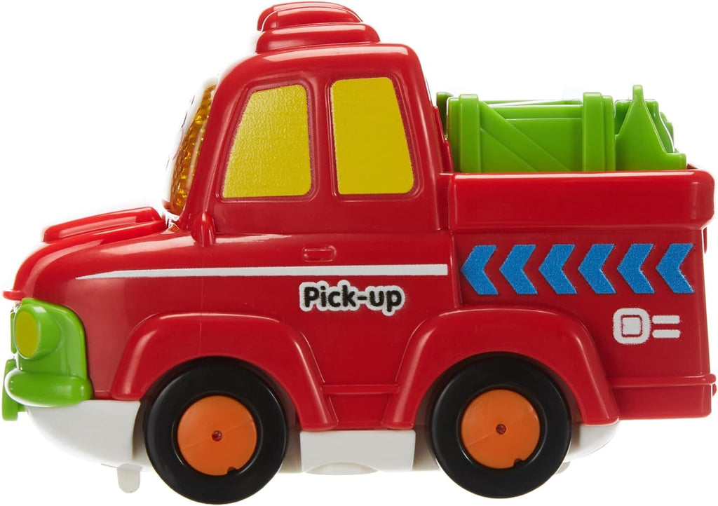 Vtech TUT TUT Baby Flitzer - Pick-up - Mașină de jucărie cu muzică, buton luminos, propoziții și sunete interesante - Pentru copii cu vârsta cuprinsă între 1-5 ani Jucarii Bebe Naty Shop