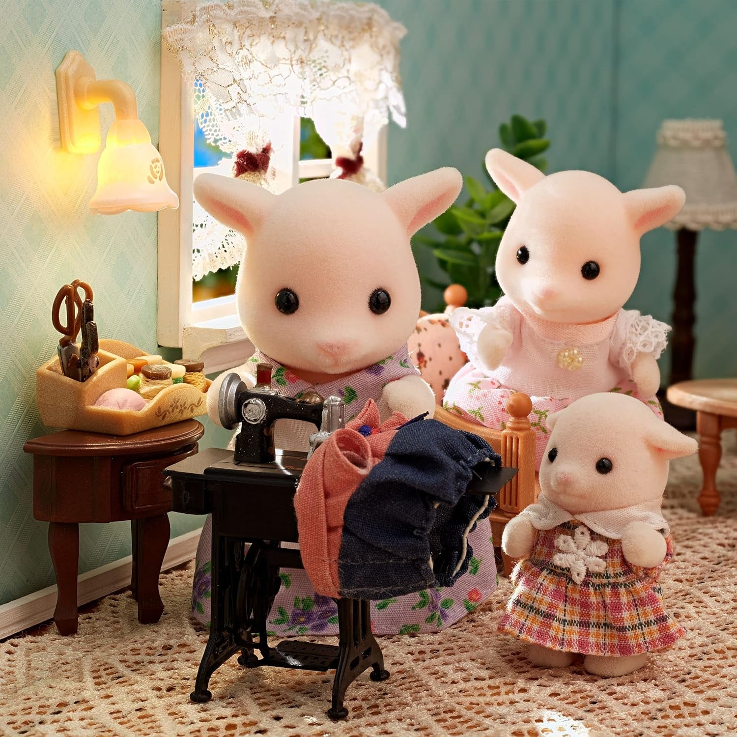 Sylvanian Families 5622 Familia de Capre - Figurine pentru Casă de Păpuși