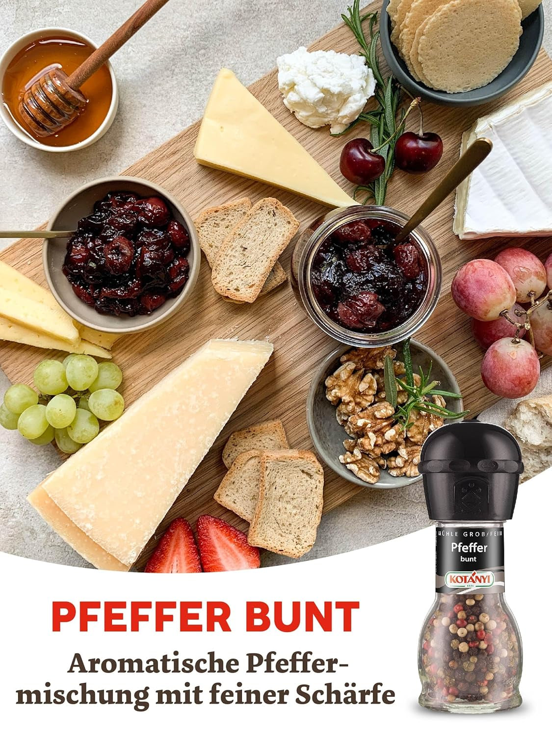 Kotanyi Pfeffer Mühle, bolle (1 x 35 g)