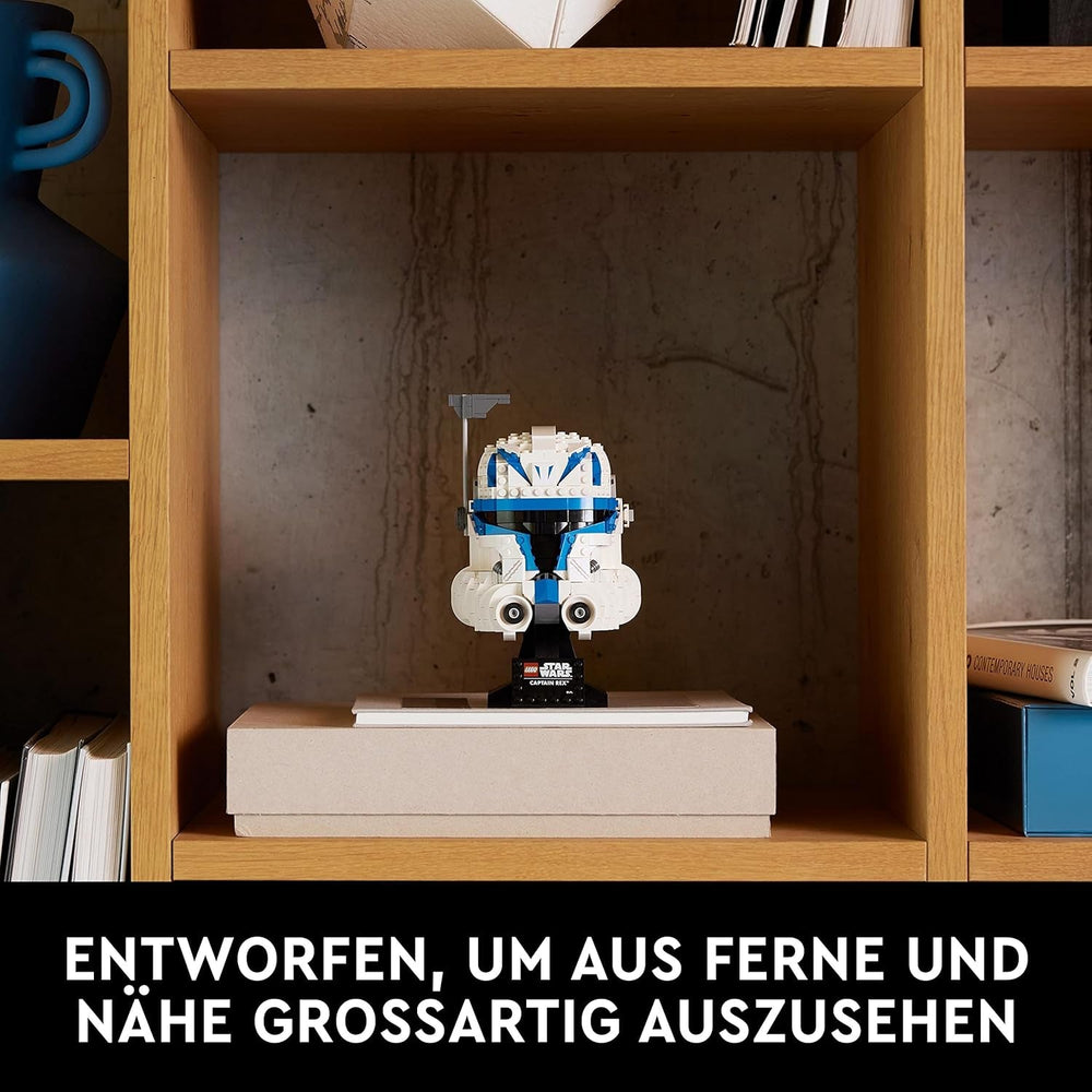 LEGO 75349 Star Wars Captain Rex hjelmsæt Clone Wars Samlerobjekt Model 2023-serien Souvenirstykke og gaveidé byggesæt Besuche den LEGO-Store