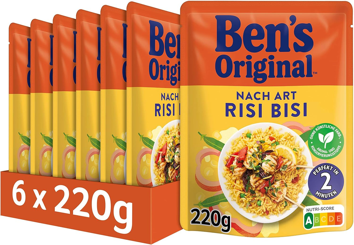 BEN'S ORIGINAL™ mexicanske ekspresris 6 x 220 g