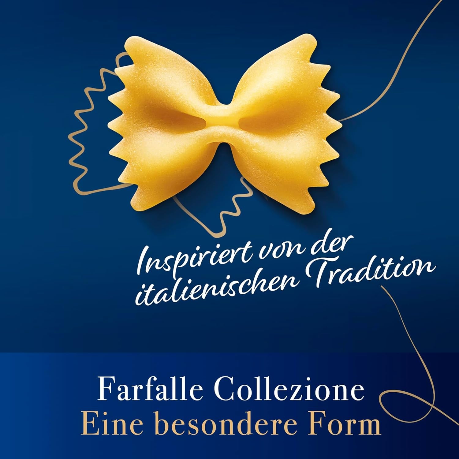 Barilla Collezione Farfalle Pasta lavet af højkvalitets durumhvede, altid al dente, (1 x 500g)