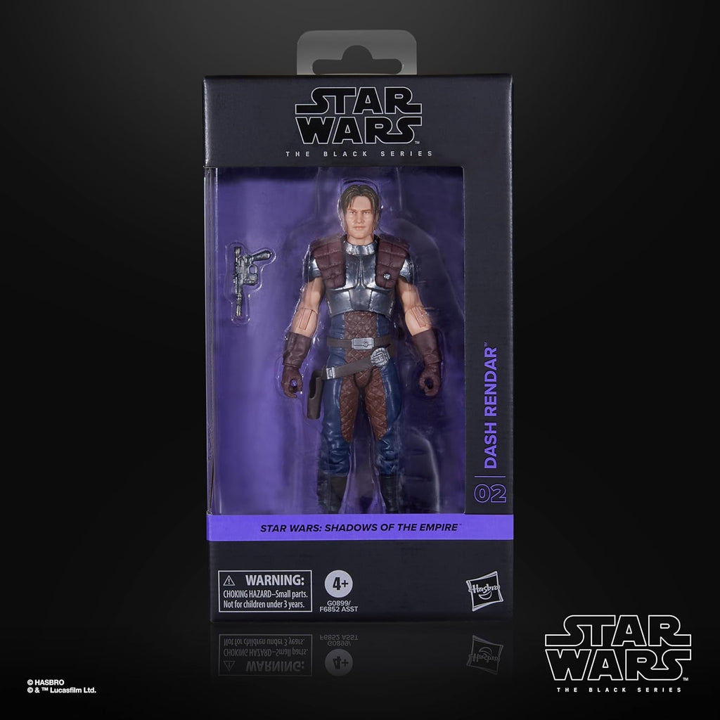 Star Wars Seria Neagră Dash Rendar, Star Wars: Umbrele Imperiului Personaj de colecție (15 cm) Action figures Naty Shop