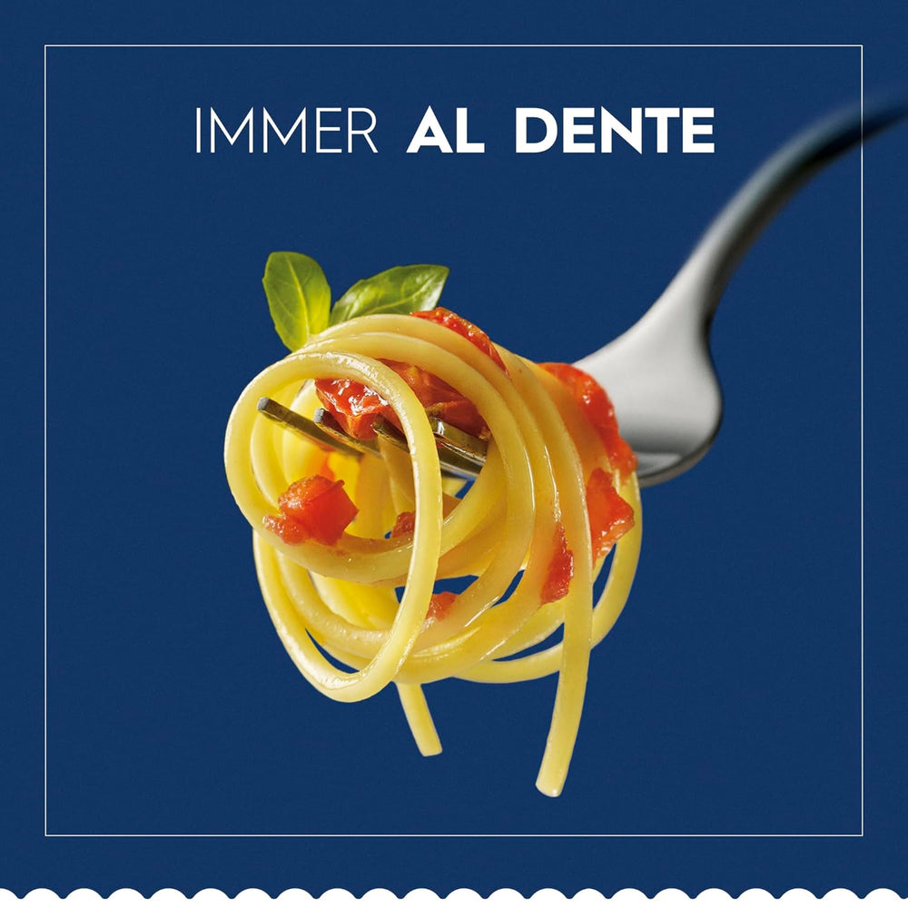 Barilla Pasta Klassische Spaghetti n.5 fra højkvalitets Hartweizen immer al dente, (1 x 500 g), geschmacklos