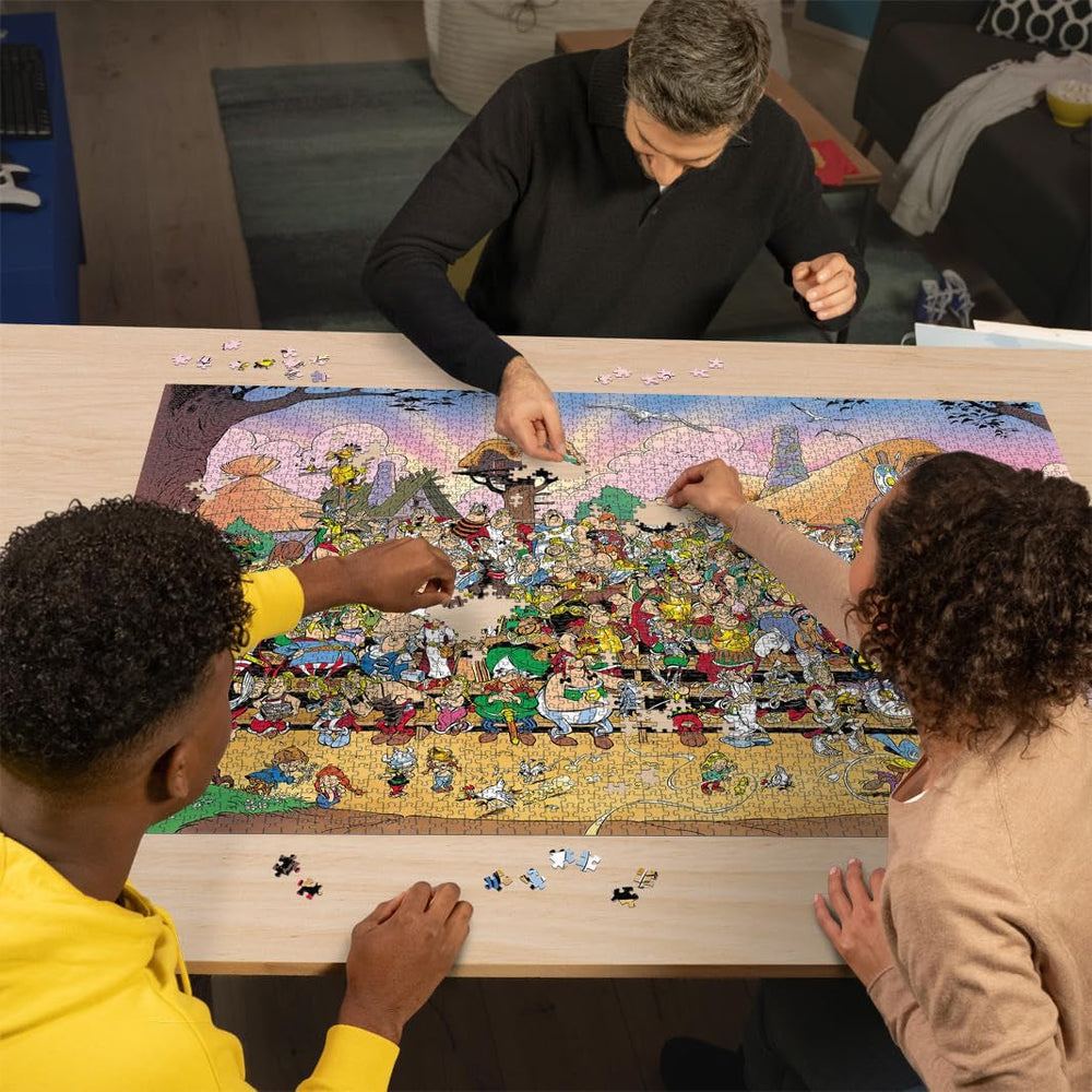 Ravensburger - Puslespil for voksne - Puslespil med 3000 brikker - Asterix' univers - Voksne og børn fra 14 år - Højkvalitetspuslespil lavet i Europa - Tegneseriefigurer - 14981 Puslespil Naty Shop