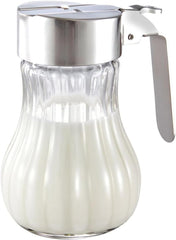 Cană pentru frișcă/miere Tescoma CLASSIC 250 ml, oțel inoxidabil și sticlă robustă, ideală pentru casă și catering, durabilă și funcțională