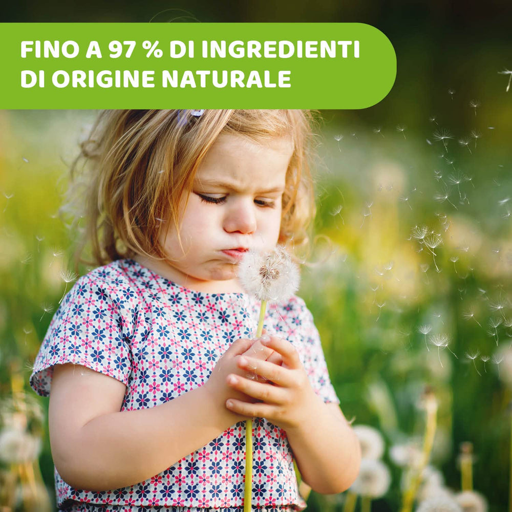 Chicco NaturalZ Protective Wet Wipes, Pakke med 20. Naturlig sommerbeskyttelse med citrongræs og eukalyptus, dag- og natbeskyttelse.