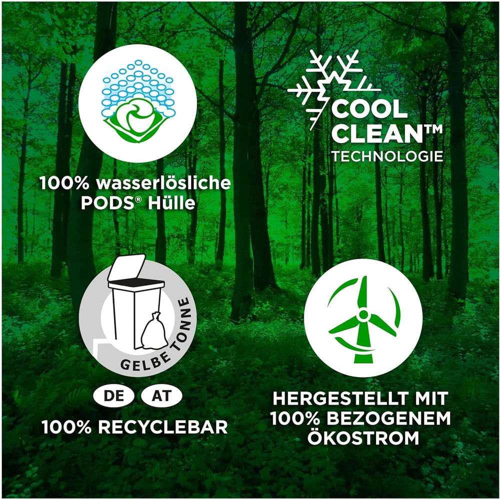 Ariel Allin1 PODS, Farve+ flydende vaskemiddelkapsler 53 vaske, fremragende pletfjernelse i den første vask Vaskemidler Rufe Naty Shop