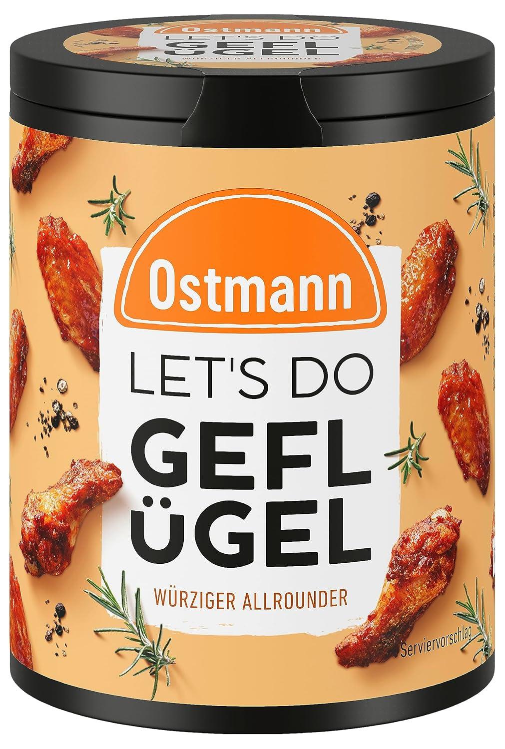 Ostmann Gewürze - Let's Do Fisch Allrounder | Gewürzsalz für Bratfisch, Flammlachs und Meeresfrüchte | Würziger Allrounder med sennep, citron og dild | 85 g i Metalldose genbrugsbar