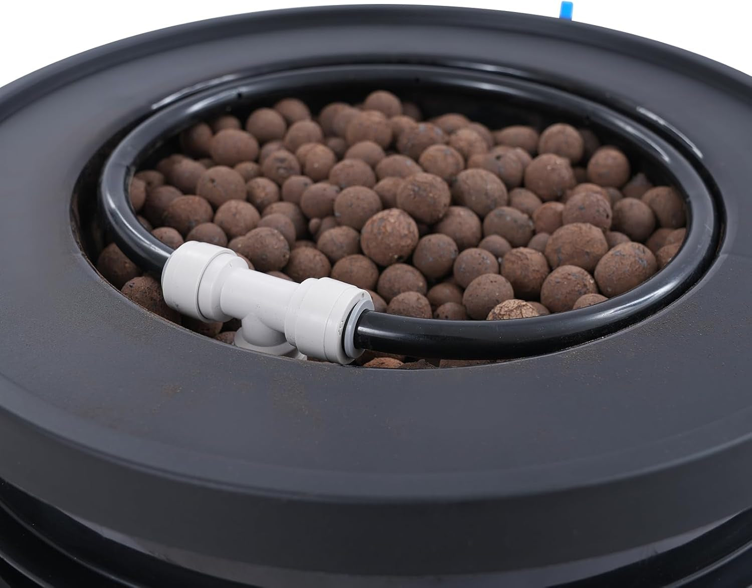 Komplet DWC Hydroponic System Kit med 12W luftpumpe, 2 spande (5 gallon), Hydroponic Grow System, 2 poser Ceramsite, Pot Irrigation Kit