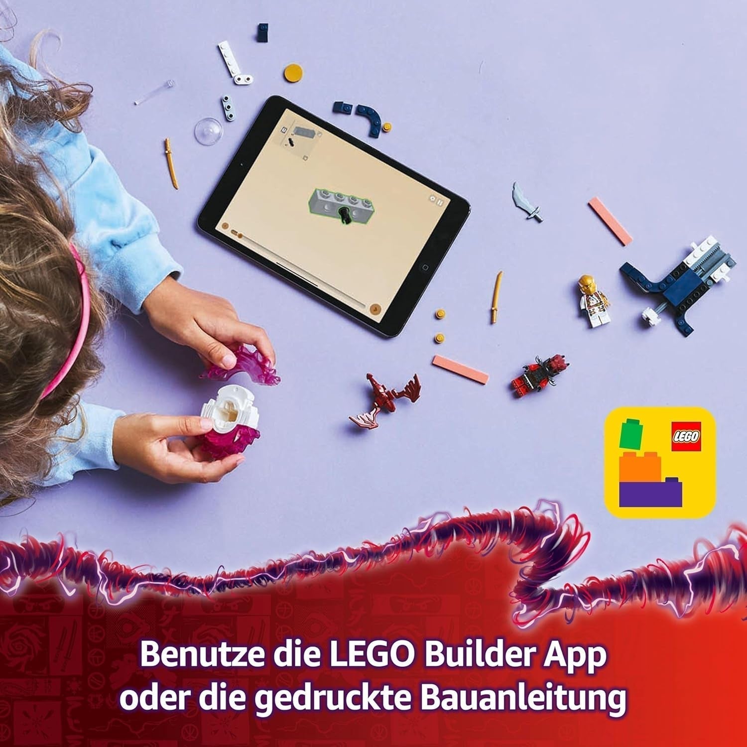 LEGO NINJAGO Soras Drage Spinjitzu Spinner - Action Ninja Legetøj med 2 minifigurer - Lille legesæt til børn - Gaveidé til drenge og piger 6 år gamle 71824 Byggesæt Besuche den LEGO-Store