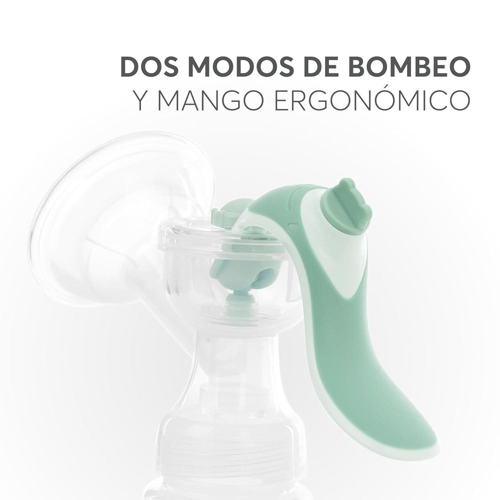 Kikkaboo ELSIE brystpumpe, manuel med 2 tilstande, justerbar sugekraft, blød silikonekop Tilbehør Mad og amning Bebe Naty Shop